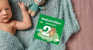 Lupilu milestone kartice s kojima možete zabilježiti svaki mjesec bebinog odrastanja