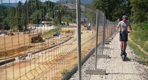 Radovi na klizištu na Pantovčaku