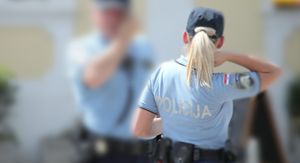 Ilustracija; Policajka
