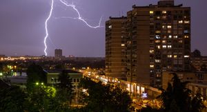 Grmljavinska oluja u Zagrebu