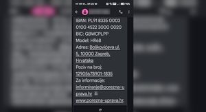 Lažni SMS iz Porezne uprave