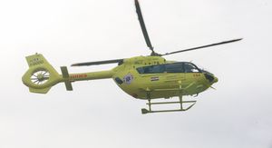 Medicinski helikopter - Ilustracija