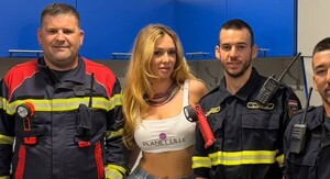 Lidija Bačić s vatrogascima