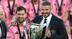 Lionel Messi i David Beckham