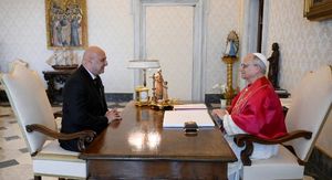 Libanonski predsjednik Joseph Aoun i papa Lav XIV.