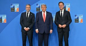 Dick Schoof, Donald Trump, Mark Rutte