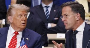 Donald Trump i Mark Rutte
