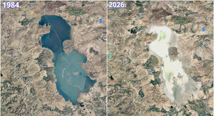 Jezero Urmia u Iranu