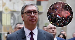 Aleksandar Vučić, studentski prosvjed