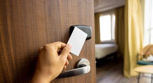 Kartica za ulazak u hotelsku sobu, ilustracija