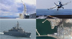 Američki Tomahawk, nosač aviona, iranska korveta i požar u luci
