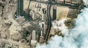 Satelitska snimka posljedica iranskog napada u Bahrainu