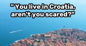 Dubrovnik iz zraka i pitanje o sigurnosti