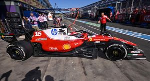 Charles Leclerc u Ferrariju na Albert Park Circuitu u Melbourneu