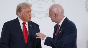 Donald Trump i Gianni Infantino
