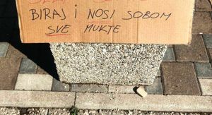 Kutija s alkoholnim pićima na poklon u Skradinu