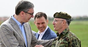 Aleksandar Vučić i Milan Mojsilović