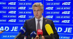 Andrej Plenković, predsjednik HDZ-a