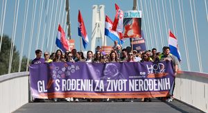 U Osijeku održan prvi ovogodišnji Hod za život