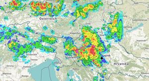 Kiša stiže u Hrvatsku