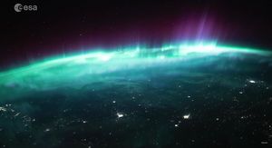 Polarna svjetlost iznad Zemlje