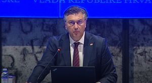 Andrej Plenković na sjednici Vlade