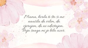 Tekstualne čestitke za Majčin dan