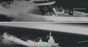 Ukrajinski dron u napadu na rusku korvetu u Kaspijskom jezeru