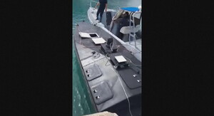 Pomorski dron opremljen sa 100 kilograma eksploziva