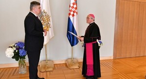 Predsjednik Zoran Milanović i apostolski nuncij Leopold Girelli
