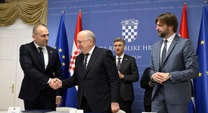 Ivan Anušić, Andrius Kubilius i Tomislav Ćorić