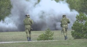 Hrvatska dijaspora na vojnoj obuci