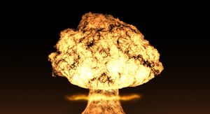 Nuklearna eksplozija, ilustracija