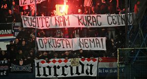 Hrvatski navijači u Podgorici