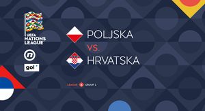 Liga nacija Poljska - Hrvatska