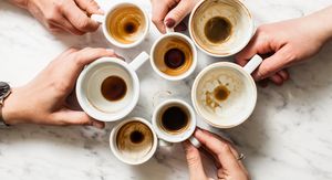 Šalice kave, ilustracija