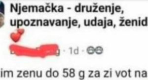 Bizaran oglas na stranici za upoznavanje