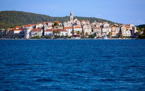 Korčula s mora
