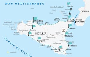 Ruta kojom su Vedran i ekipa 'okružili' Siciliju