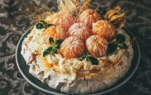 Pavlova s mandarinama