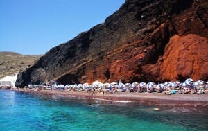 Crvena plaža na Santoriniju - 1