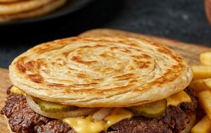 Paratha burger/Ilustracija