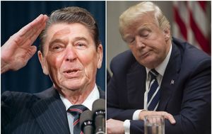Ronald Reagan i Donald Trump (Foto: AFP)