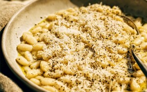 Bijeli grah cacio e pepe