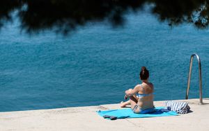 Plaža, ilustracija