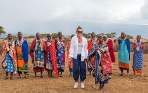 Petra Fruk s Maasai plemenom - 19