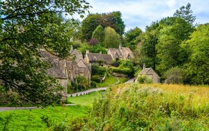 Row,Of,Traditional,Village,Cottage,Houses,In,The,Cotswolds,,England,
