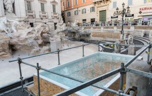 Fontana di Trevi u Rimu, studeni 2024. - 2