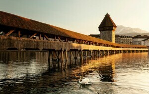 Kapellbrücke u Luzernu - 3