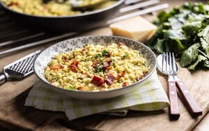 Rižoto od pancete i gljiva